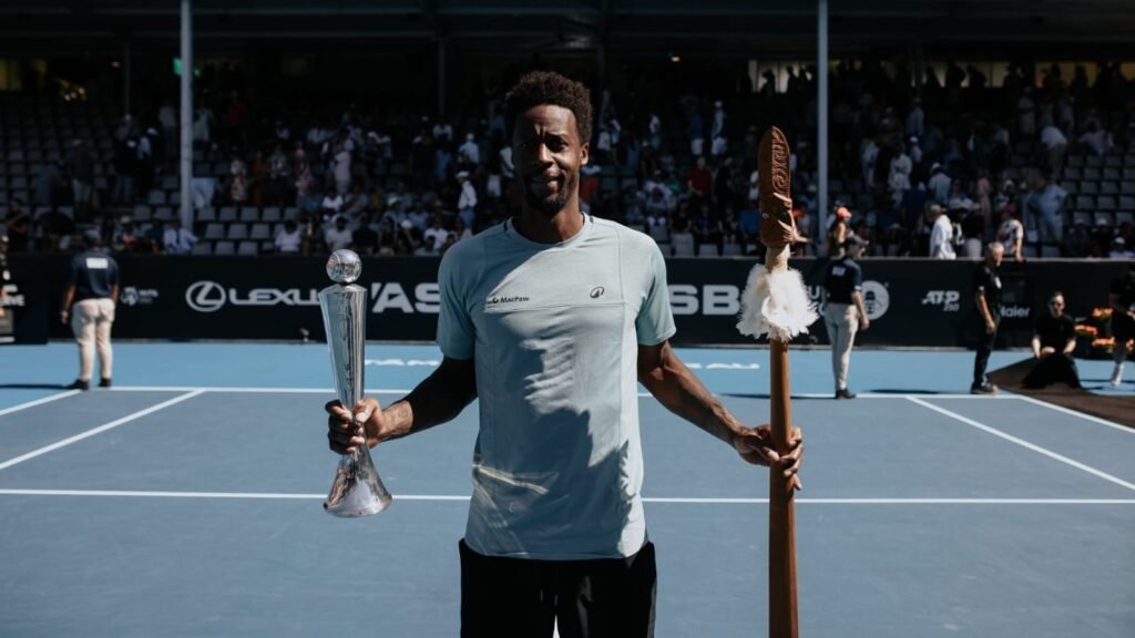 Gael Monfils é campeão do ATP de Auckland e faz história no tênis