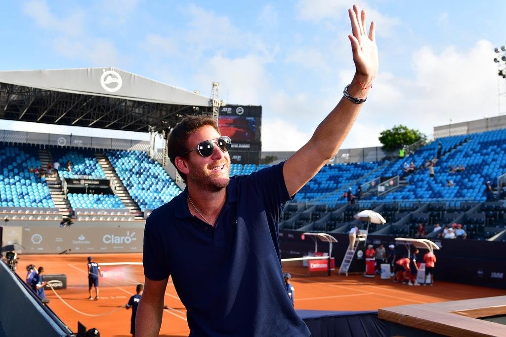 Juan Martin Del Potro entregará o troféu ao campeão do Rio Open 