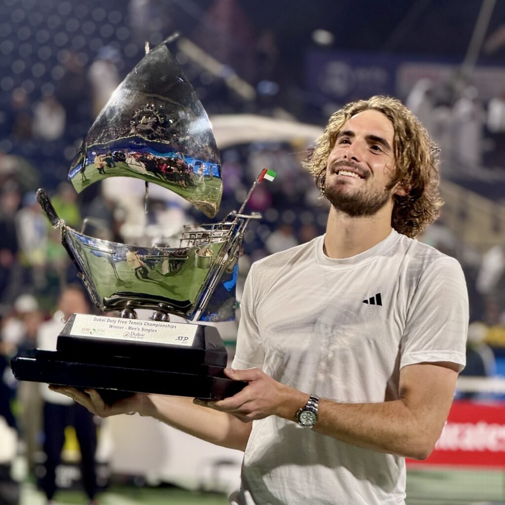 Stefano Tsitsipas é campeão do ATP 500 de Dubai