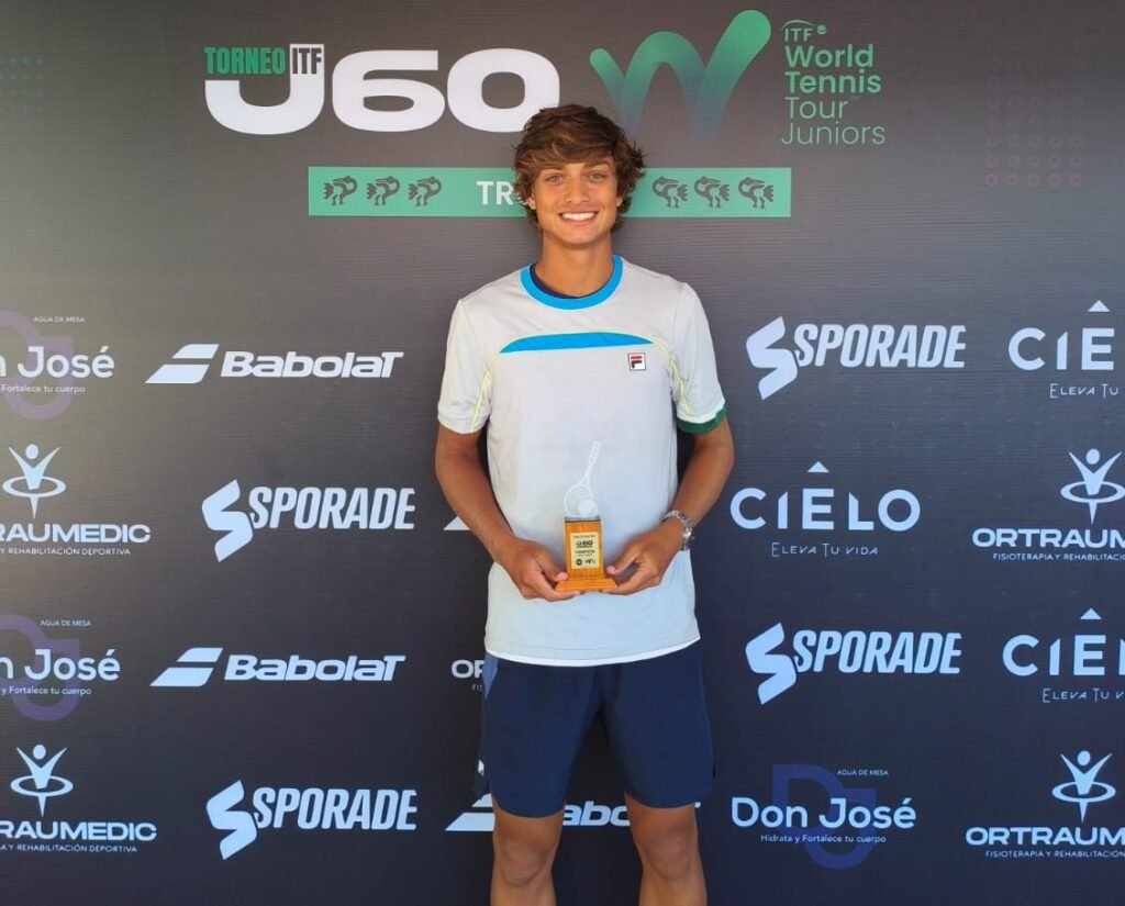 Carlos Eduardo Lino é campeão do ITF J60 de Trujillo, no Peru