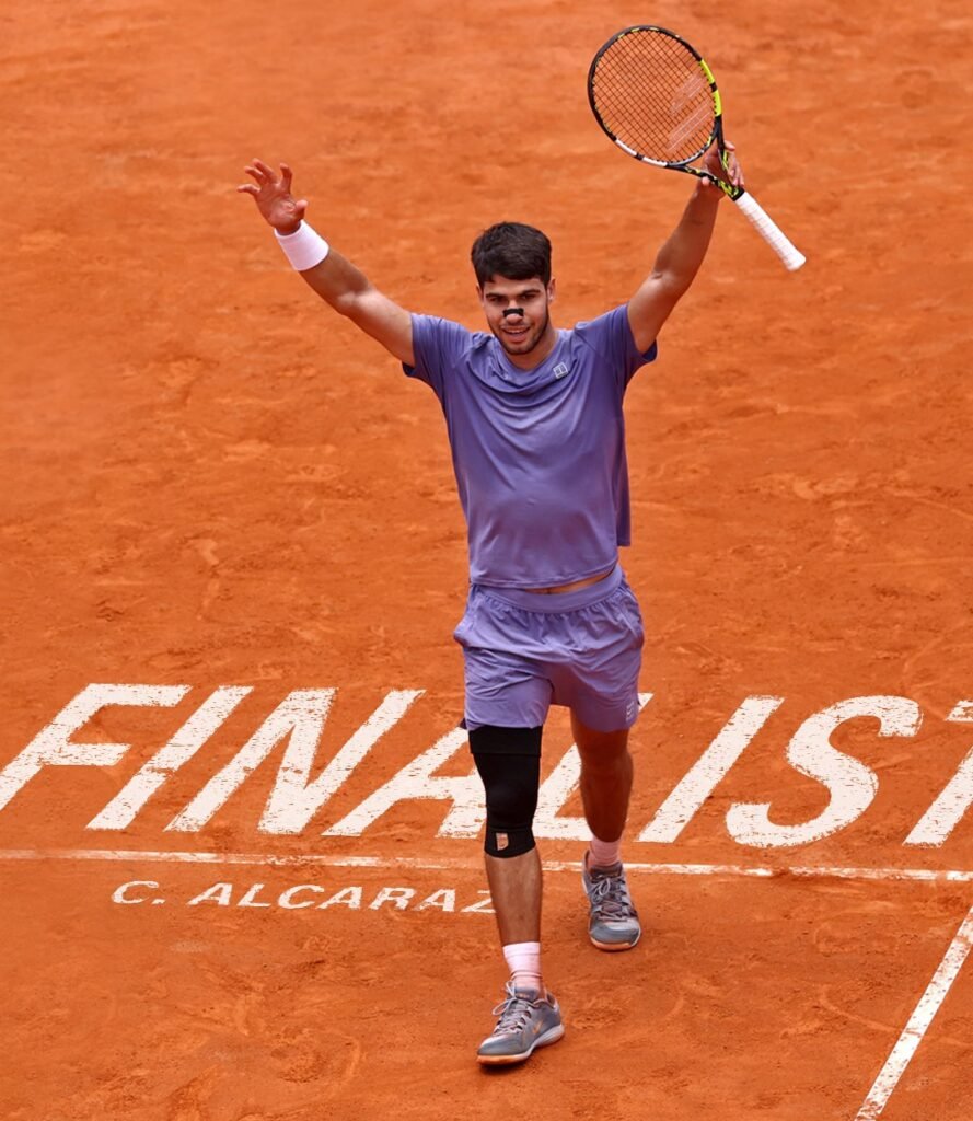 Carlos Alcaraz derrota Lorenzo Musetti e está na final do Masters 1000 de Roma