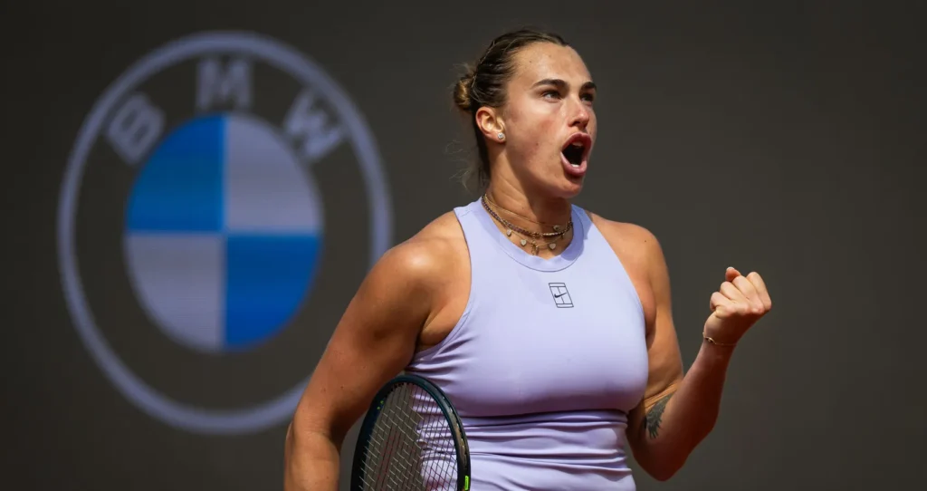 Aryna Sabalenka estreia com vitória no WTA 1000 de Roma