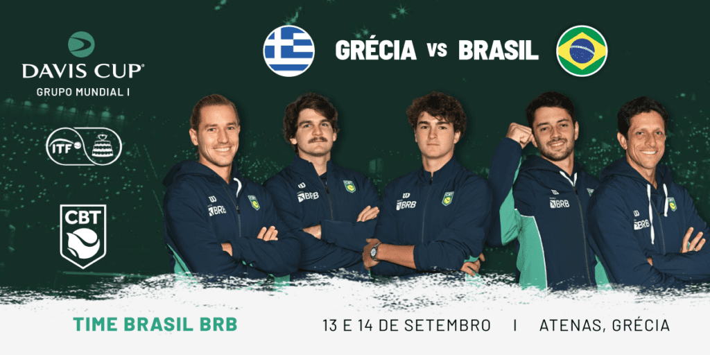 Brasil é convocado para confronto contra a Grécia na Copa Davis