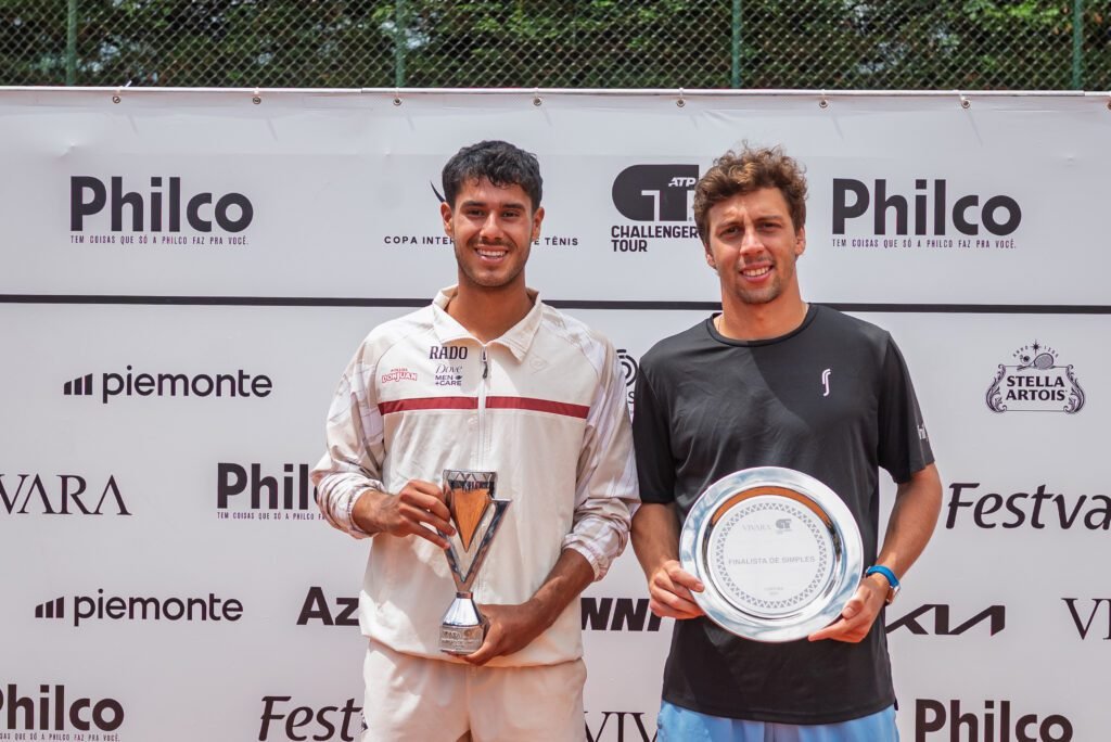 Pedro Boscardin é vice-campeão do Challenger 75 de Curitiba