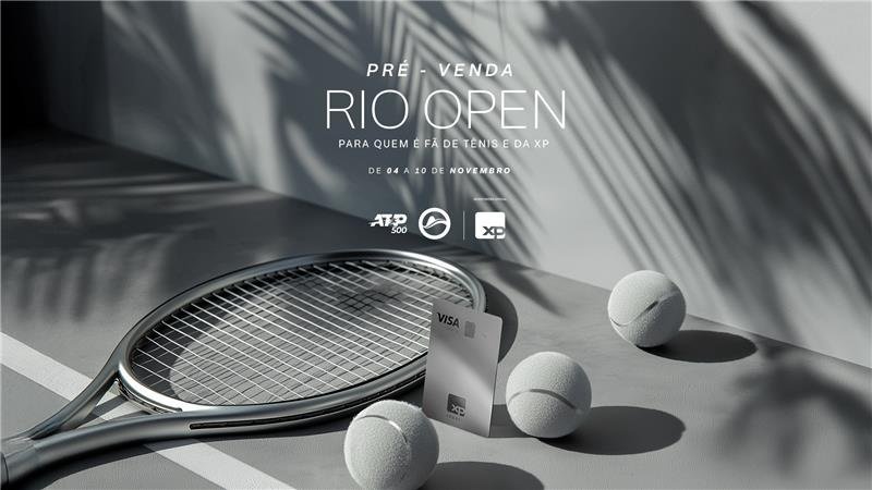 Definidas as datas para a venda de ingressos para o Rio Open 2026