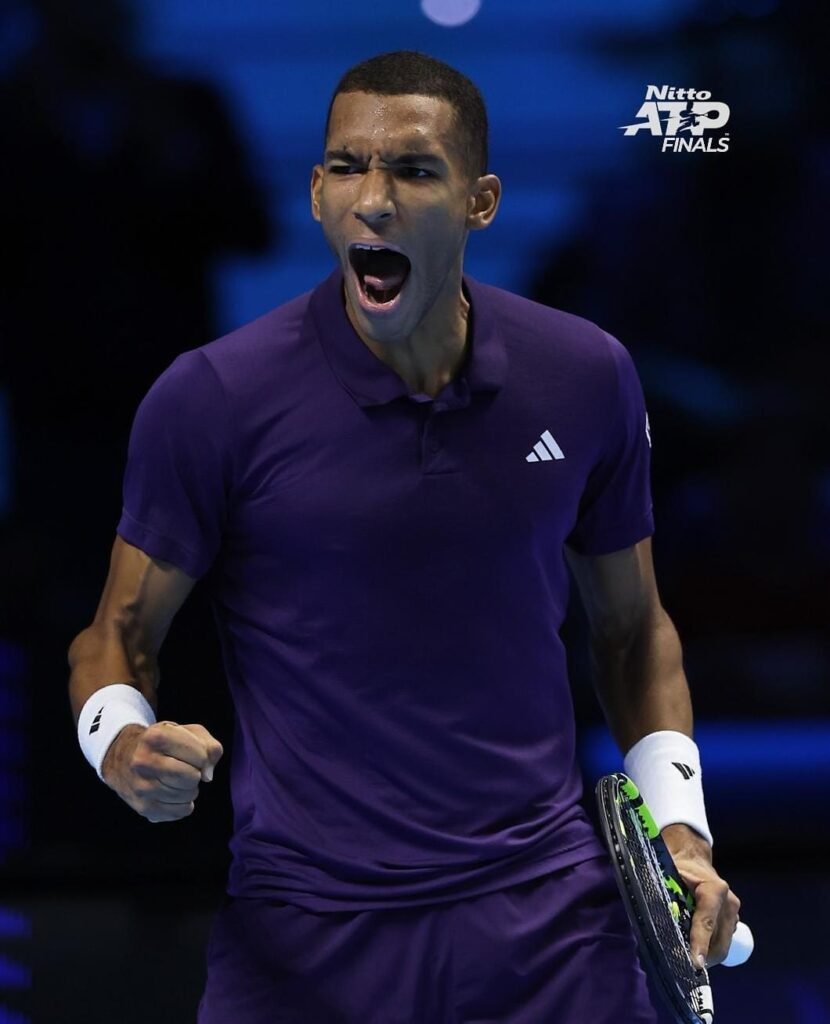 Felix Auger-Aliassime vence Ben Shelton e segue na luta por classificação no ATP Finals