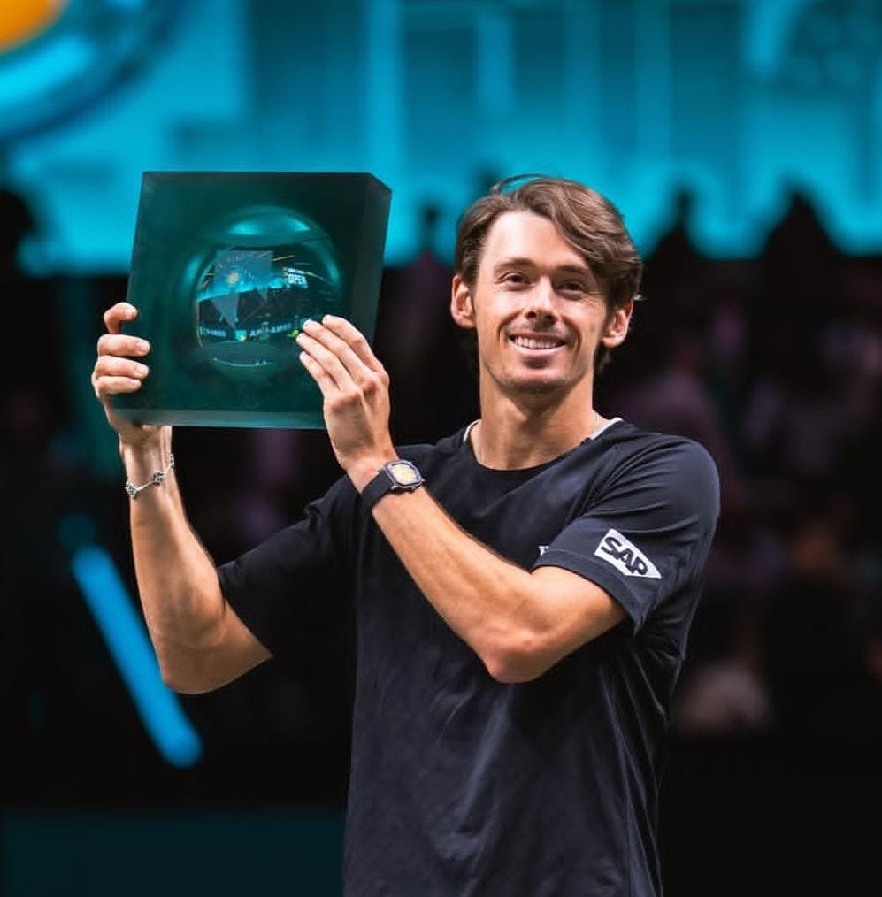 Após dois vices, Alex De Minaur conquista o título do ATP de Roterdã