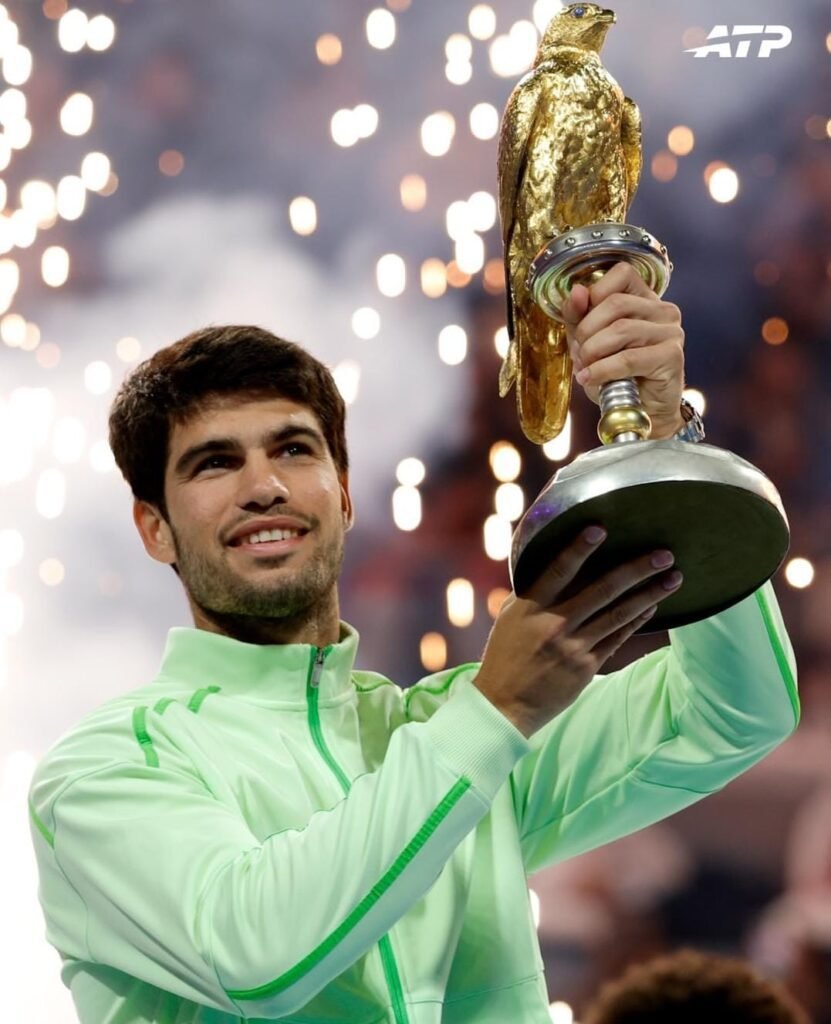 Carlos Alcaraz conquista o título do ATP 500 de Doha