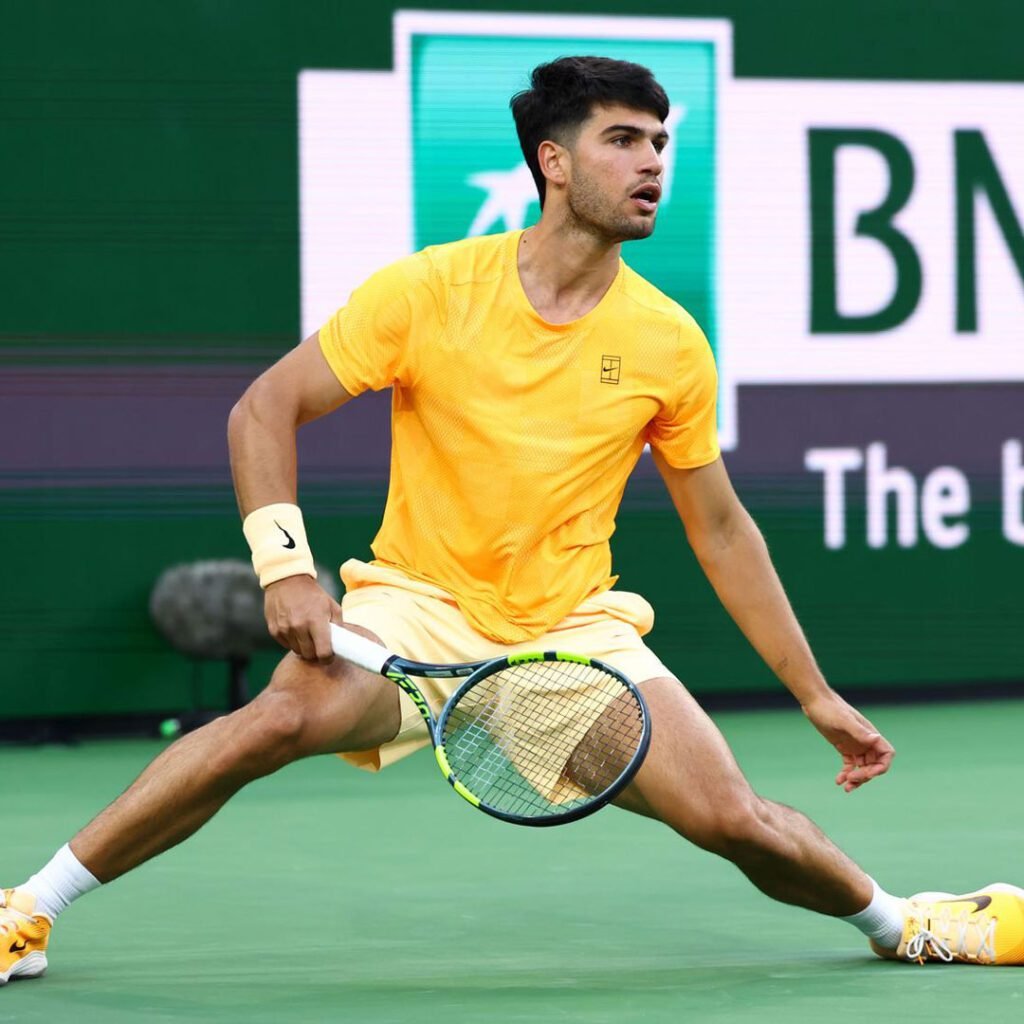 Alcaraz vence Dimitrov na estreia no Masters 1000 de Indian Wells