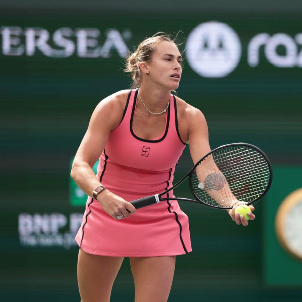 Aryna Sabalenka estreia com vitória no WTA 1000 de Indian Wells