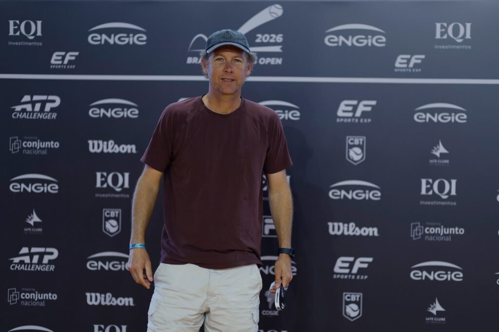 Capitão da Copa Davis, Jaime Oncins prestigia o Challenger de Brasília