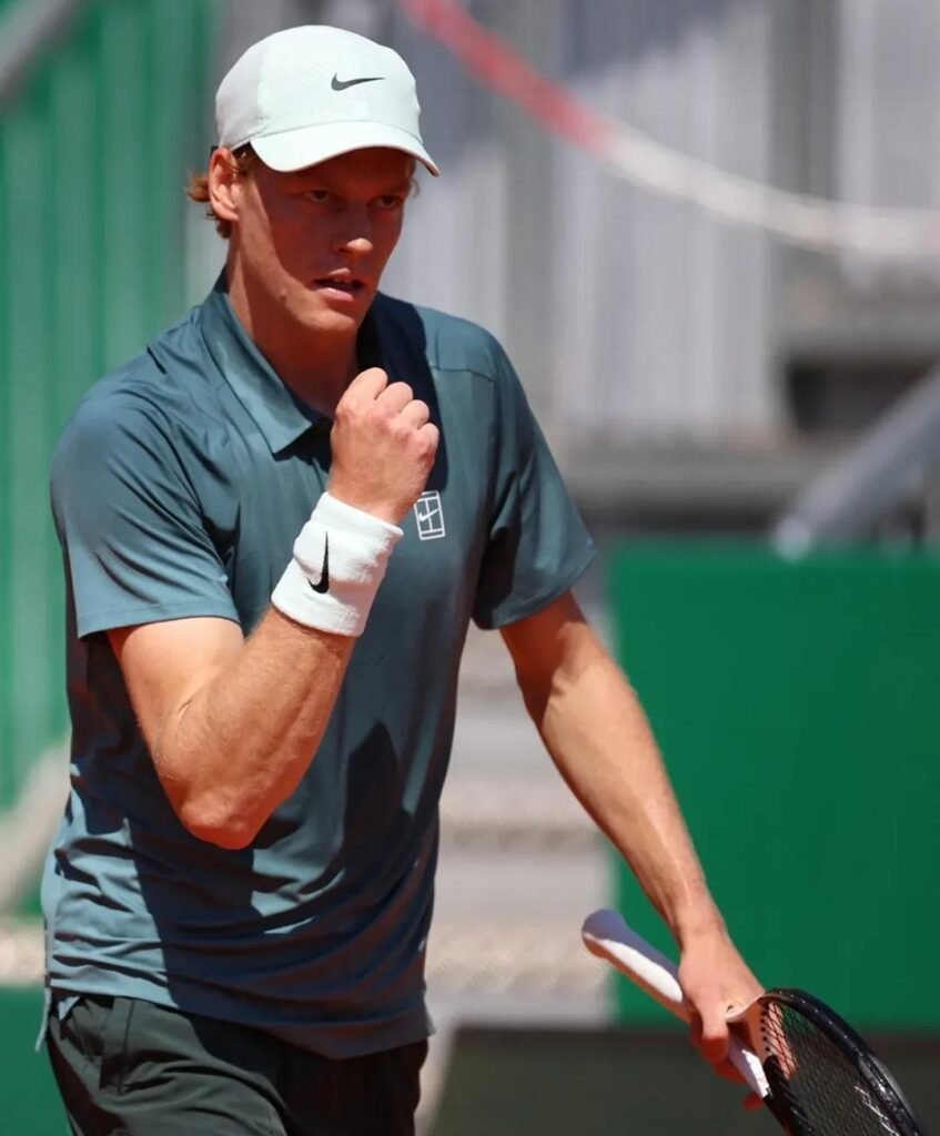 Sinner avança às quartas em Monte Carlo e segue na busca pelo número 1 do ranking