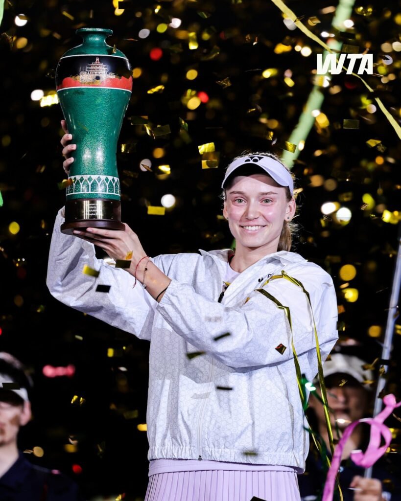 Elena Rybakina conquista o título do WTA 500 de Ningbo